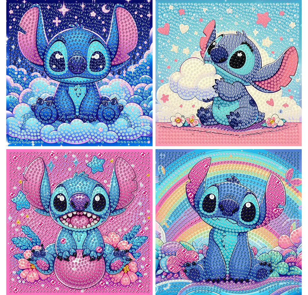 KOJEFCV diamond art kits for kids cover image, beginner-friendly creative activity