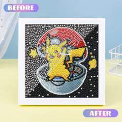 KOJEFCV multi-color diamond gems support vibrant, textured art.