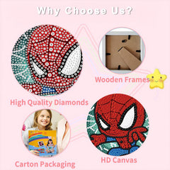 KOJEFCV frame-included kit, ready to hang after completion.