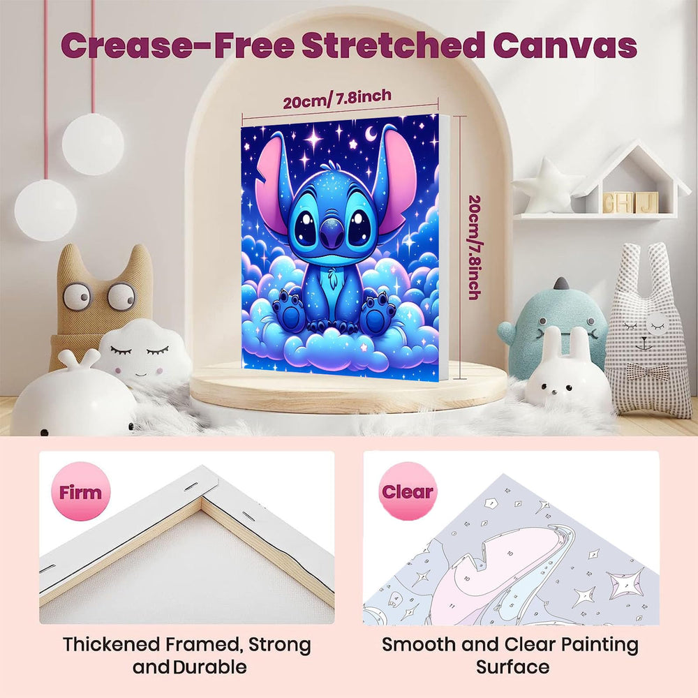 KOJEFCV framed canvas with wooden easel for easy wall display