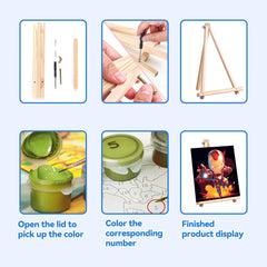 KOJEFCV framed cartoon design adds ready-to-hang wall decor