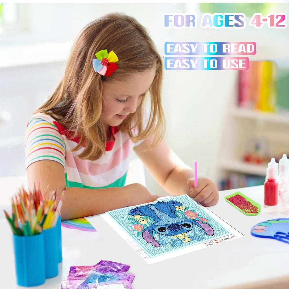 KOJEFCV gift-ready diamond art set for kids creativity.