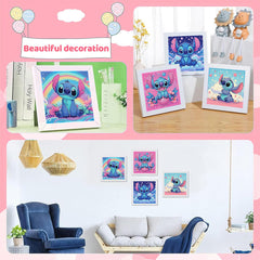 KOJEFCV gift-ready diamond art kit displayed as a ready-made present