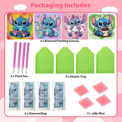 KOJEFCV sticker canvas with diamonds ready for easy placement