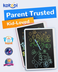 KOKODI 20-inch color display for large artwork by early learners.