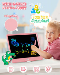 KOKODI educational doodle board enabling drawing, writing, counting, and games for early learning.