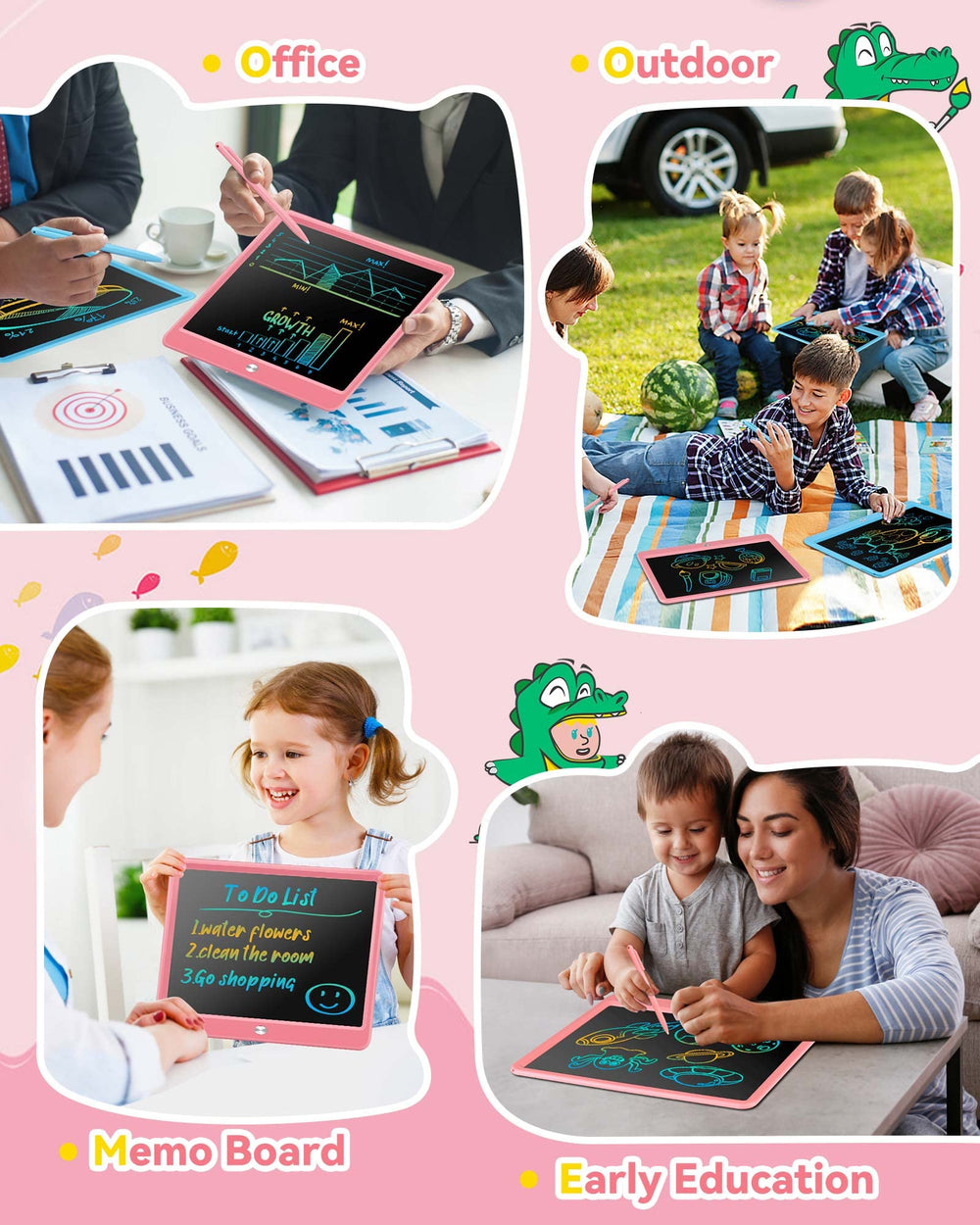 KOKODI eye-friendly doodle pad offers a safer screen for young eyes.
