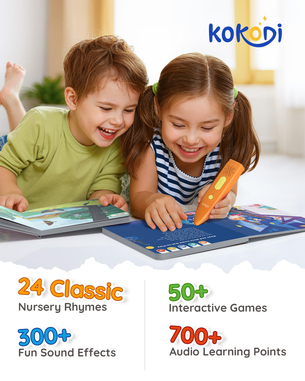 KOKODI Interactive activities and characters boost engagement during learning sessions.