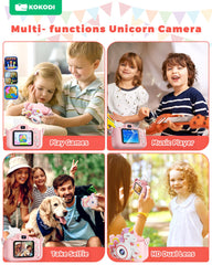 KOKODI camera in use for selfies during playtime.