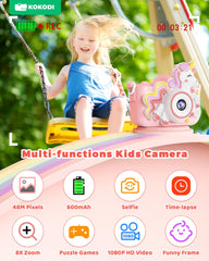 KOKODI unicorn case protects the camera during kid play.