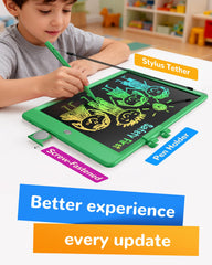 Erase button highlighted on KOKODI tablet for quick reset