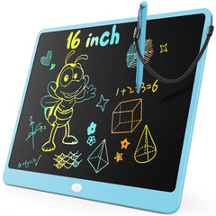 KOKODI LCD writing tablet with 16-inch colorful screen for creative learning.
