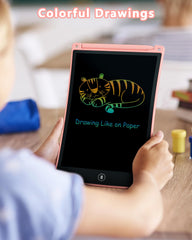 Close-up of erase button on KOKODI LCD tablet for quick clearing
