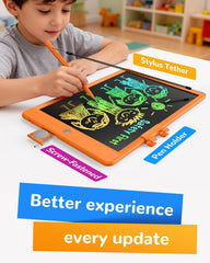 KOKODI portable drawing pad with pressure-sensitive LCD supports quiet learning.