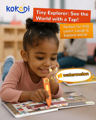 KOKODI portable travel-friendly design fits in bags for on-the-go learning.