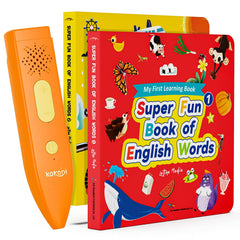 KOKODI Talking Pen with books set promotes independent learning.