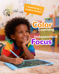 KOKODI travel-friendly doodle board with rounded corners for kids on the go.