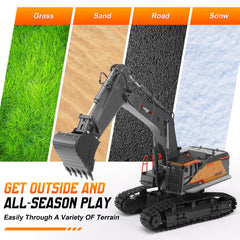 kolegend 1-14 RC excavator packaging on display ready gift