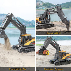 680-degree cab rotation enables flexible operation during play sessions.