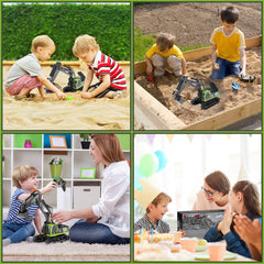 kolegend multi-player friendly rc excavator promotes shared play.