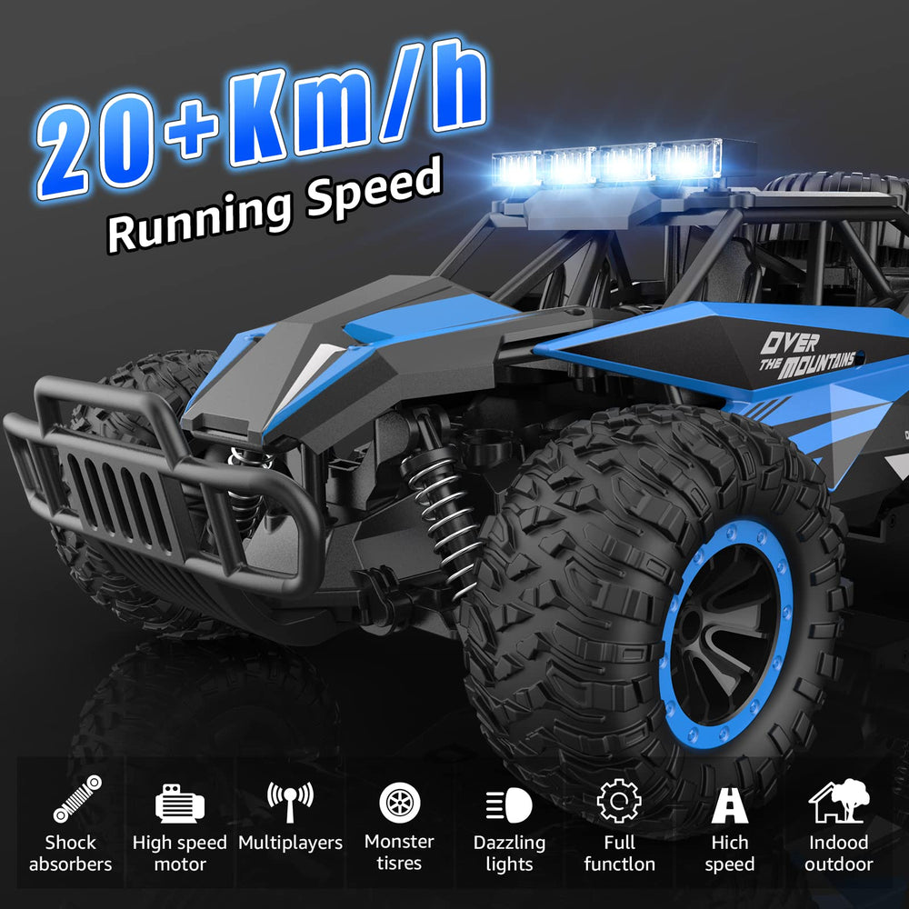 Kolegend RC car dual batteries extend playtime for longer sessions
