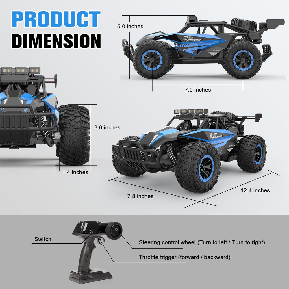 Kolegend RC car off-road terrain performance on grass and sand