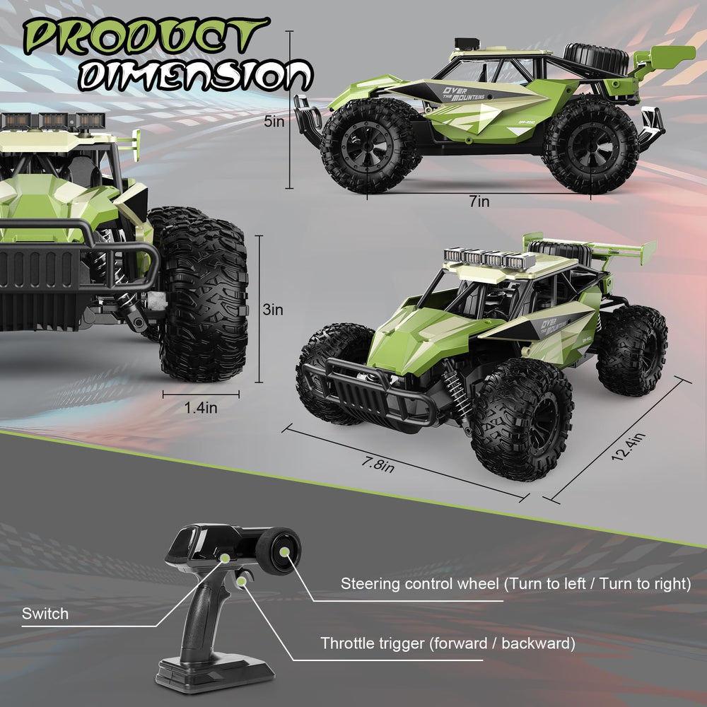 kolegend RC car tire suspension demonstrating durability on rough surfaces