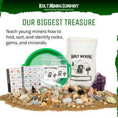 Kolt Mining Mother Lode arrowheads highlight ancient tools for tactile discovery.