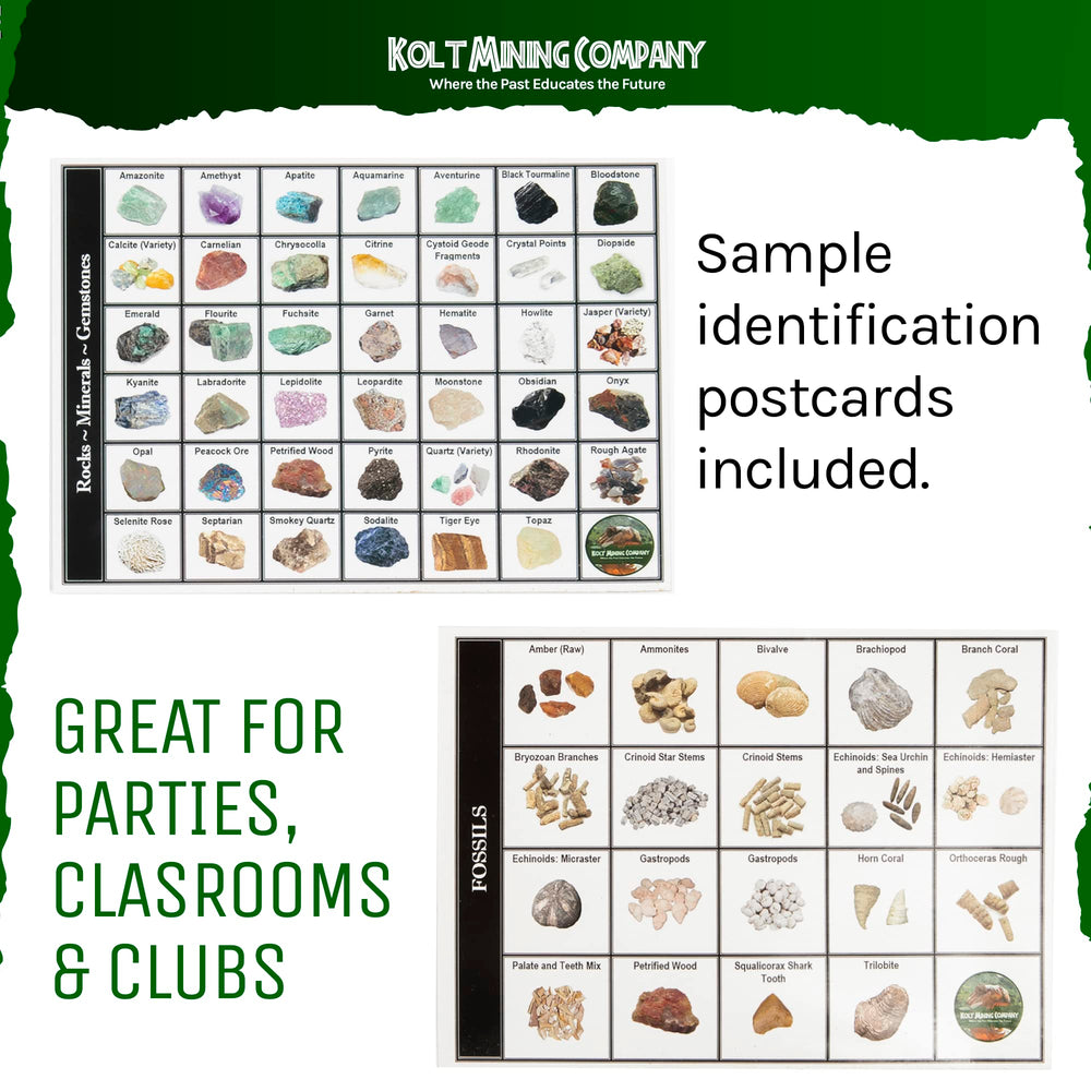 Kolt Mining postcards provide quick reference IDs to encourage self-led learning.