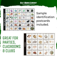 Kolt Mining postcards provide quick reference IDs to encourage self-led learning.