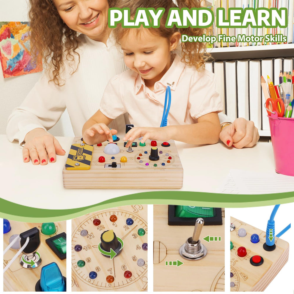 Konijiwa Busy Board travel-friendly design supports quiet car journeys and on-the-go discovery.