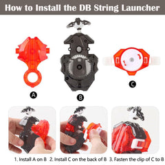 Konikiwa grip handle provides secure, comfortable launches.
