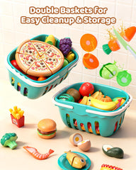 Plates, knives, and utensils from KONYXALU for organized pretend meals