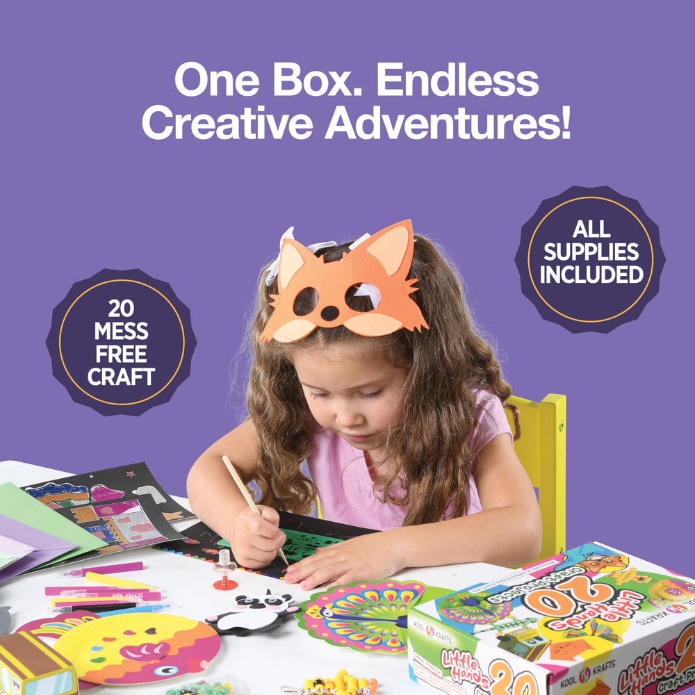 KOOL KRAFTS kid crafting fun supports creativity and motor skills