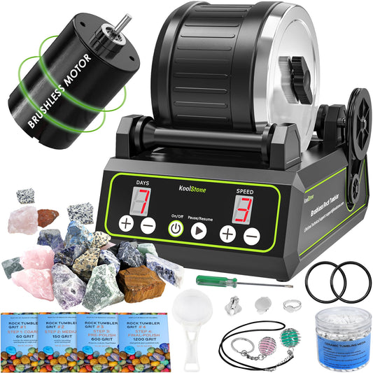 KoolStone C1 Pro brushless tumbler capacity 2-5lb for polishing larger batches