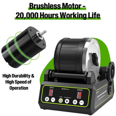 KoolStone C1 Pro brushless motor enables faster, smoother polishing for consistent finishes