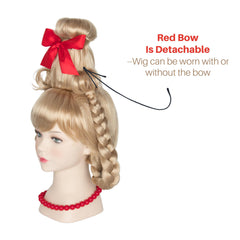 Koonfan Cindy wig styled for Halloween costume inspiration