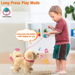 Koonie talking plush golden retriever sings to brighten playtime.