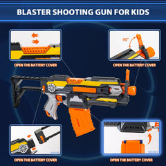 KooRare automatic toy gun dart pack shows included foam and accuracy darts