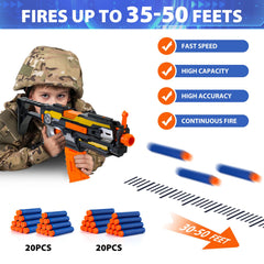 KooRare automatic toy gun magazine extended highlights high-capacity ammo access