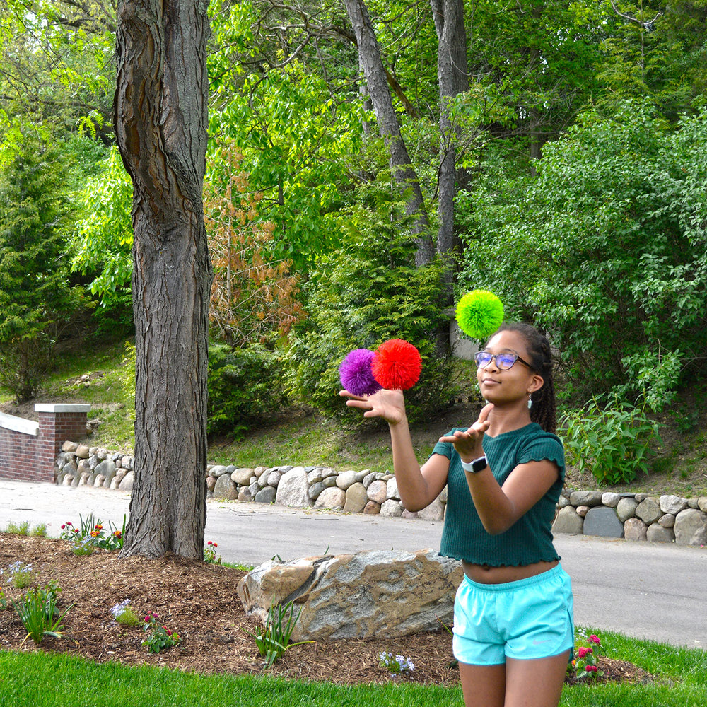 Koosh Mondo large 4-5 inch ball designed for easy catching.