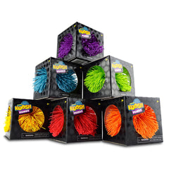 Koosh Mondo yellow beach ball boosts beachside play and group games.