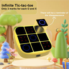KOQQQ Tic-Tac-Toe Bolt adaptive AI mode offers varying difficulty levels.