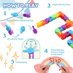 Kosiden travel-friendly fidget toy set fits pockets for on-the-go busy hands.
