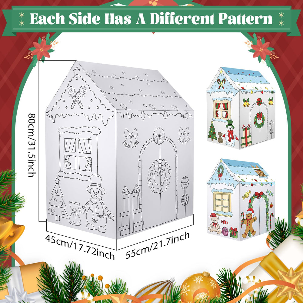 Kosiz gingerbread house kit display for festive home decor