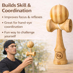 Kotaro Kendama angled cups provide reliable landings during tricks