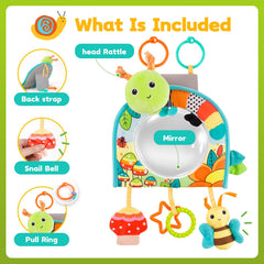 Koty soft hanging fox toys with clip attach securely to car seat.