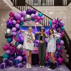 Kozee balloon arrangement shown at home for easy setup and bold color impact