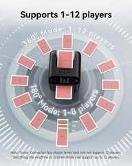 KPAW card dealer includes wireless remotes for convenient control.