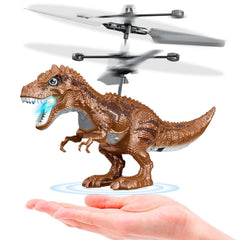 KPPIT dinosaur flying ball in front view with LED lights for indoor play